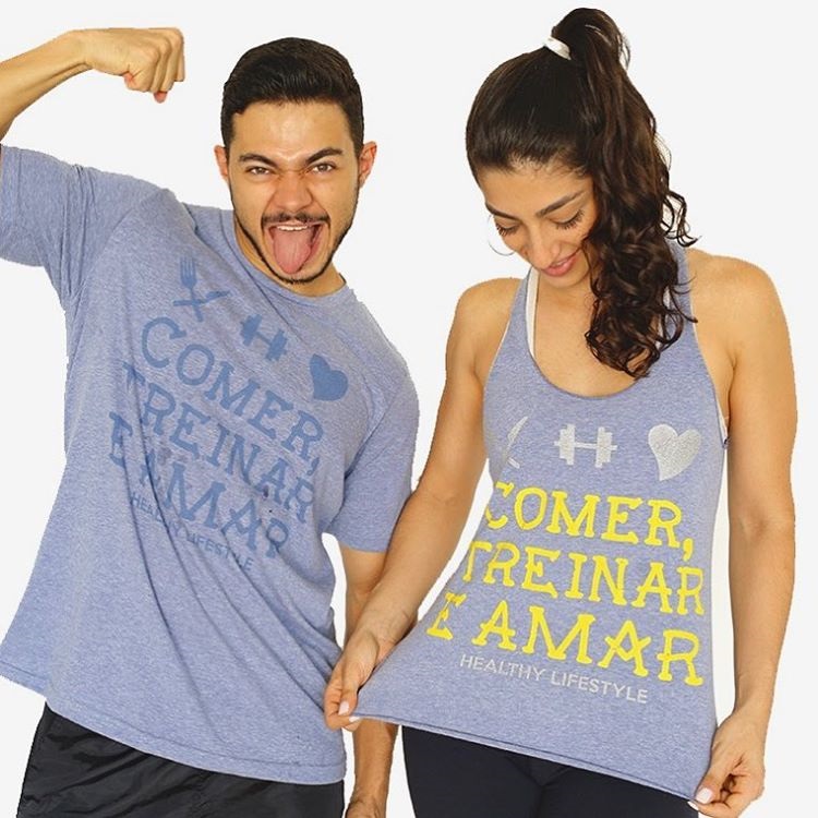 Treino em dupla para ganhar resultado em dobro com casal de blogueiros