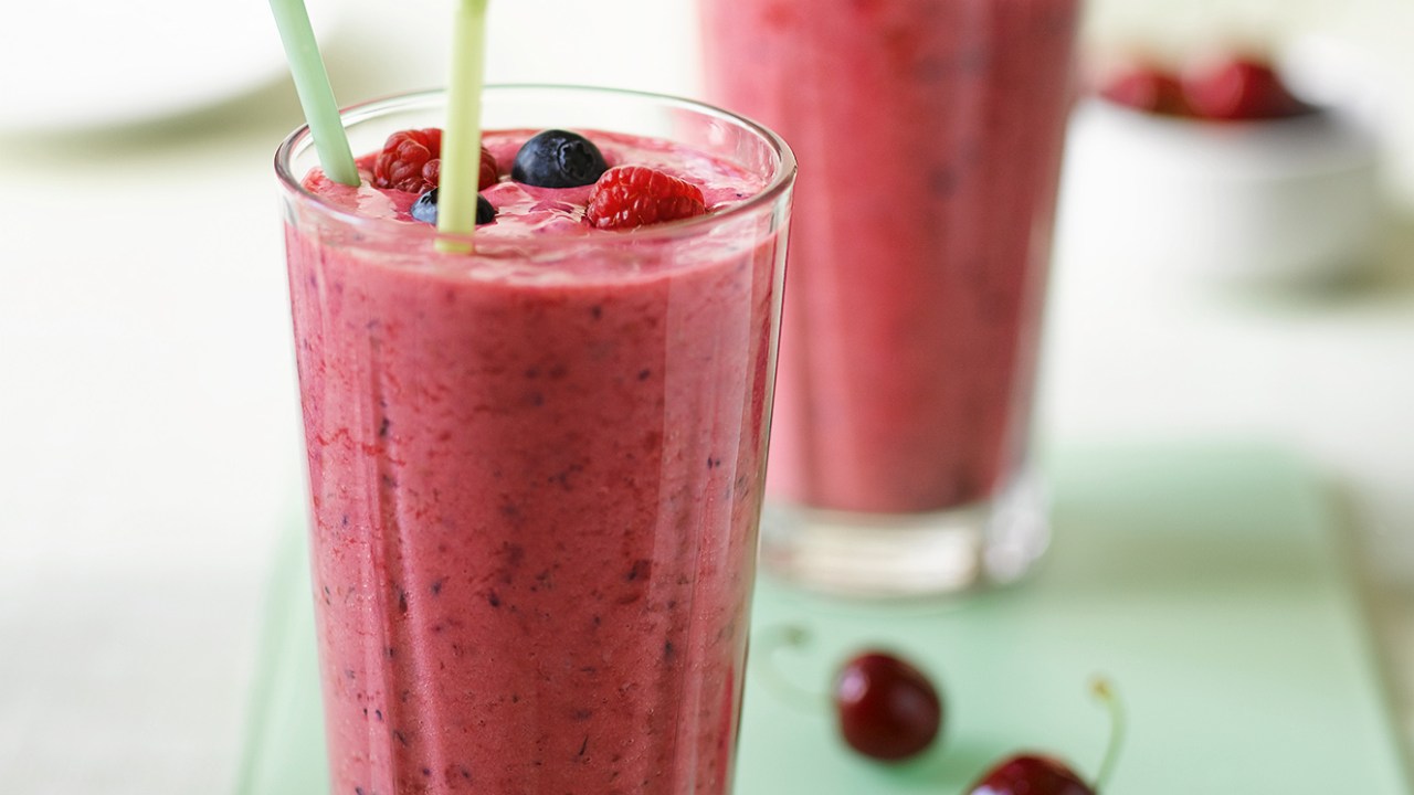 Smoothie de frutas vermelhas