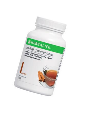 O Herbal Concentrate Canela, da Herbalife, também acelera o metabolismo. Basta 1/2 colher de chá do pó  (6 calorias) em 1 copo de água fria ou quente  (R$ 194 o frasco – rende 59 porções). Adoçado com estévia.