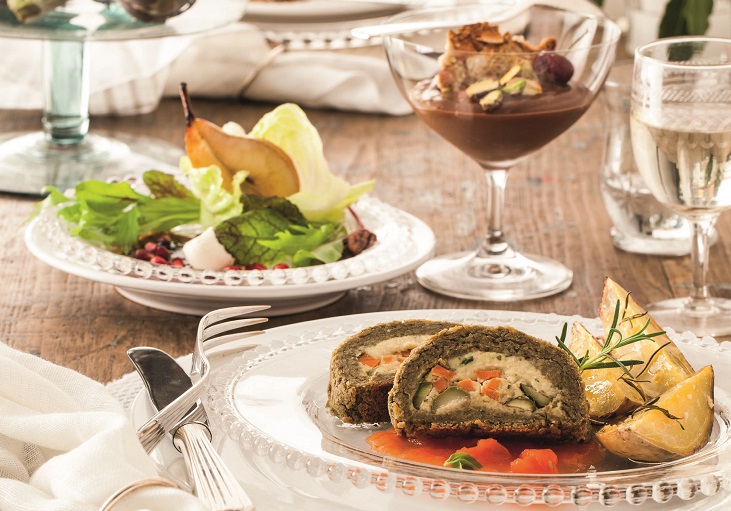 Receitas para uma ceia de Natal vegetariana