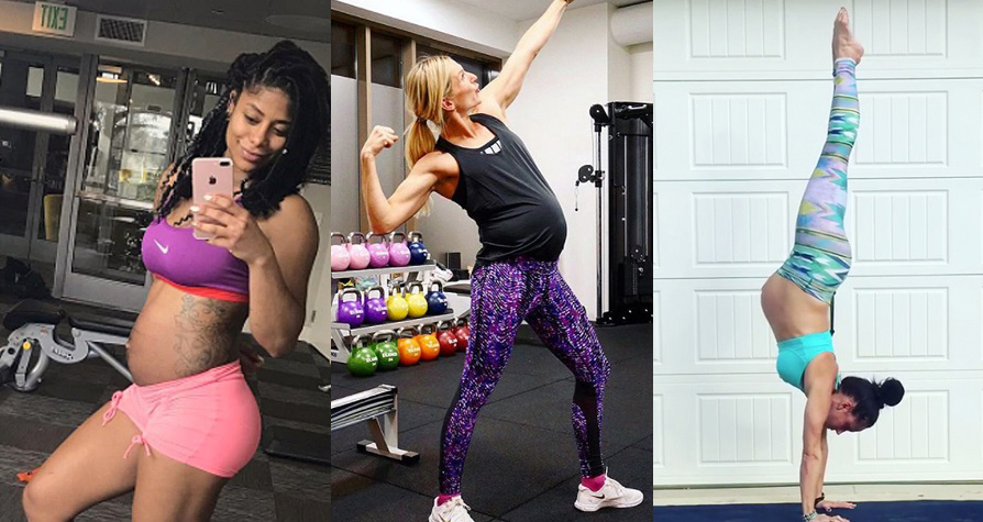 Grávidas podem fazer exercícios