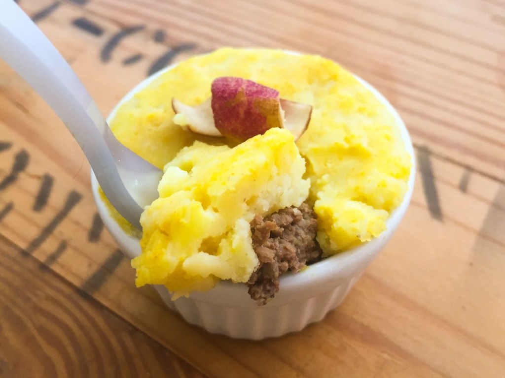 Escondidinho de batata-doce e carne moída