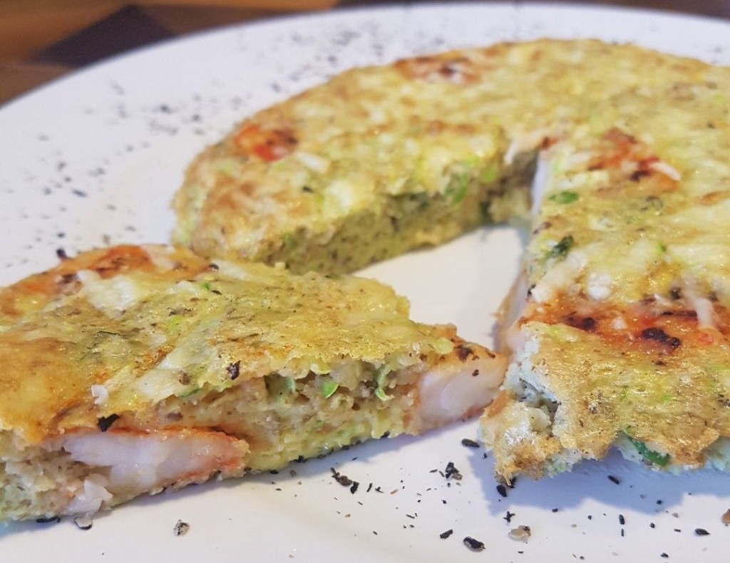 Receita de quiche low carb de camarão para uma refeição leve