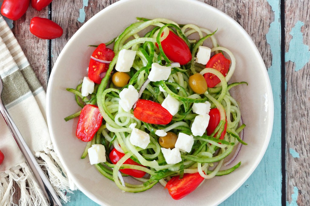 Dieta da Letícia Spiller: espaguete de legumes para refeição leve