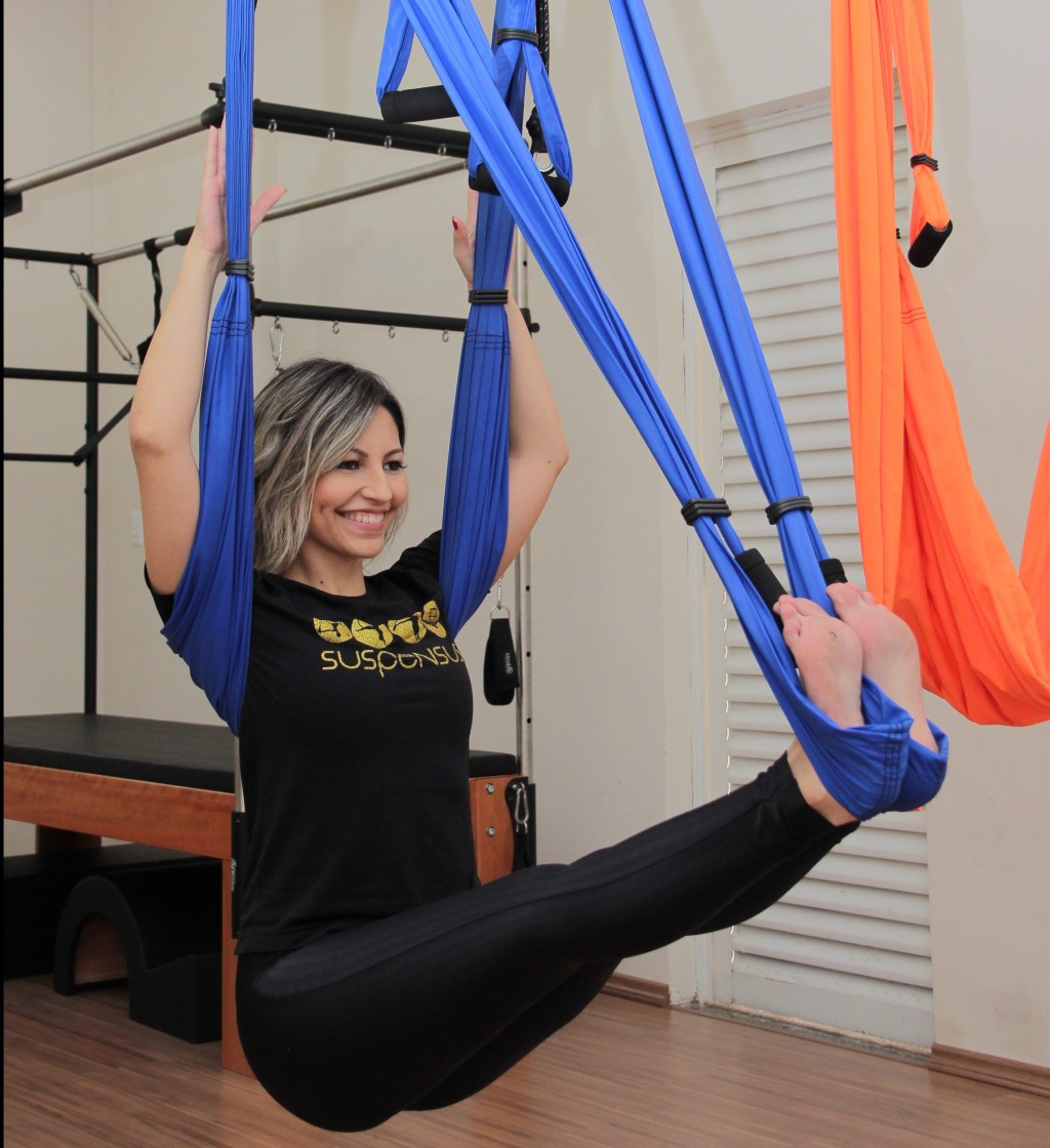 Suspensus: pilates aéreo que define o corpo e melhora a postura