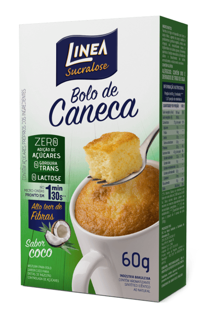 O Bolo de Caneca Linea vai bem como um lanchinho da tarde.
