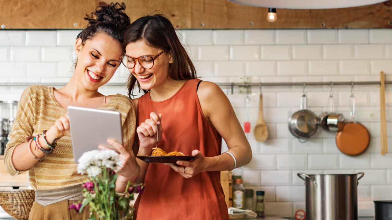 Amigas na cozinha