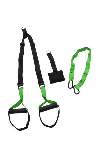TRX (Fita de suspensão com regulagem e prendedor de porta), ProAction; R$ 250,80, disponível em (www.proactionsports.com.br) TRX (Fita de suspensão com regulagem e prendedor de porta), ProAction; R$ 250,80, disponível em (www.proactionsports.com.br)
