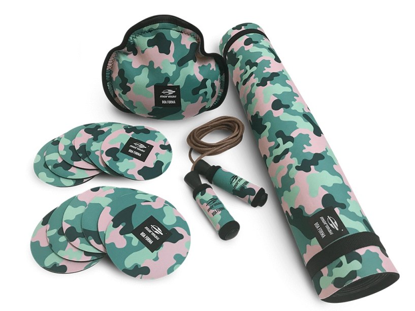 Kit Boa Forma para Mormaii, composto por tapete, corda de pular, círculo de marcação e sandbag; R$ 319,20, disponível em <a href="https://www.santaapolonia.com.br/boaforma" target="_blank" rel="noopener">www.santaapolonia.com.br/boaforma</a> (também é possível comprar os acessórios separadamente) Kit Boa Forma para Mormaii, composto por tapete, corda de pular, círculo de marcação e sandbag; R$ 319,20, disponível em <a href="https://www.santaapolonia.com.br/boaforma" target="_blank" rel="noopener">www.santaapolonia.com.br/boaforma</a> (também é possível comprar os acessórios separadamente)