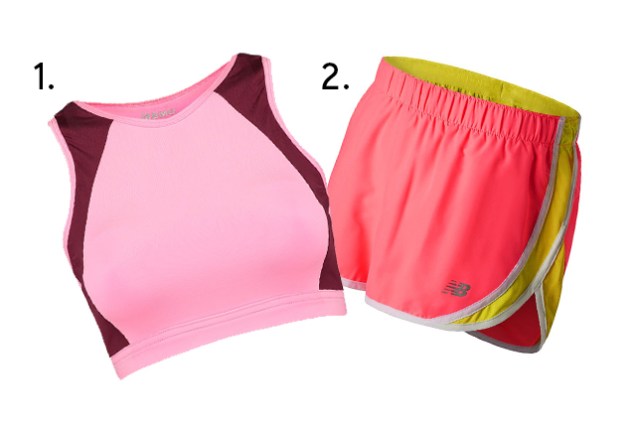 1. <span style="font-weight:400;">Top, <a href="https://www.memo.com.br/top-abertura-color-bloc-01.11.0080?codigocor=0645" target="_blank" rel="noopener">Memo</a>, de R$ 170 por R$ 100; 2. </span><span style="font-weight:400;">Short, <a href="https://www.newbalance.com.br/sale/vestuario---feminino-57807?page=3&" target="_blank" rel="noopener">New Balance</a>, de R$ 120 por R$ 90 (preços pesquisados em janeiro de 2018).</span> 1. <span style="font-weight:400;">Top, <a href="https://www.memo.com.br/top-abertura-color-bloc-01.11.0080?codigocor=0645" target="_blank" rel="noopener">Memo</a>, de R$ 170 por R$ 100; 2. </span><span style="font-weight:400;">Short, <a href="https://www.newbalance.com.br/sale/vestuario---feminino-57807?page=3&" target="_blank" rel="noopener">New Balance</a>, de R$ 120 por R$ 90 (preços pesquisados em janeiro de 2018).</span>