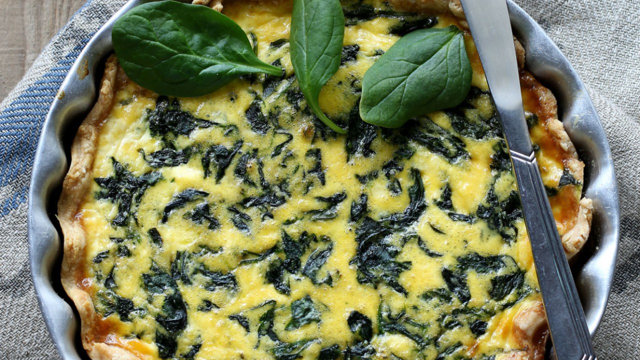 Quiche de espinafre