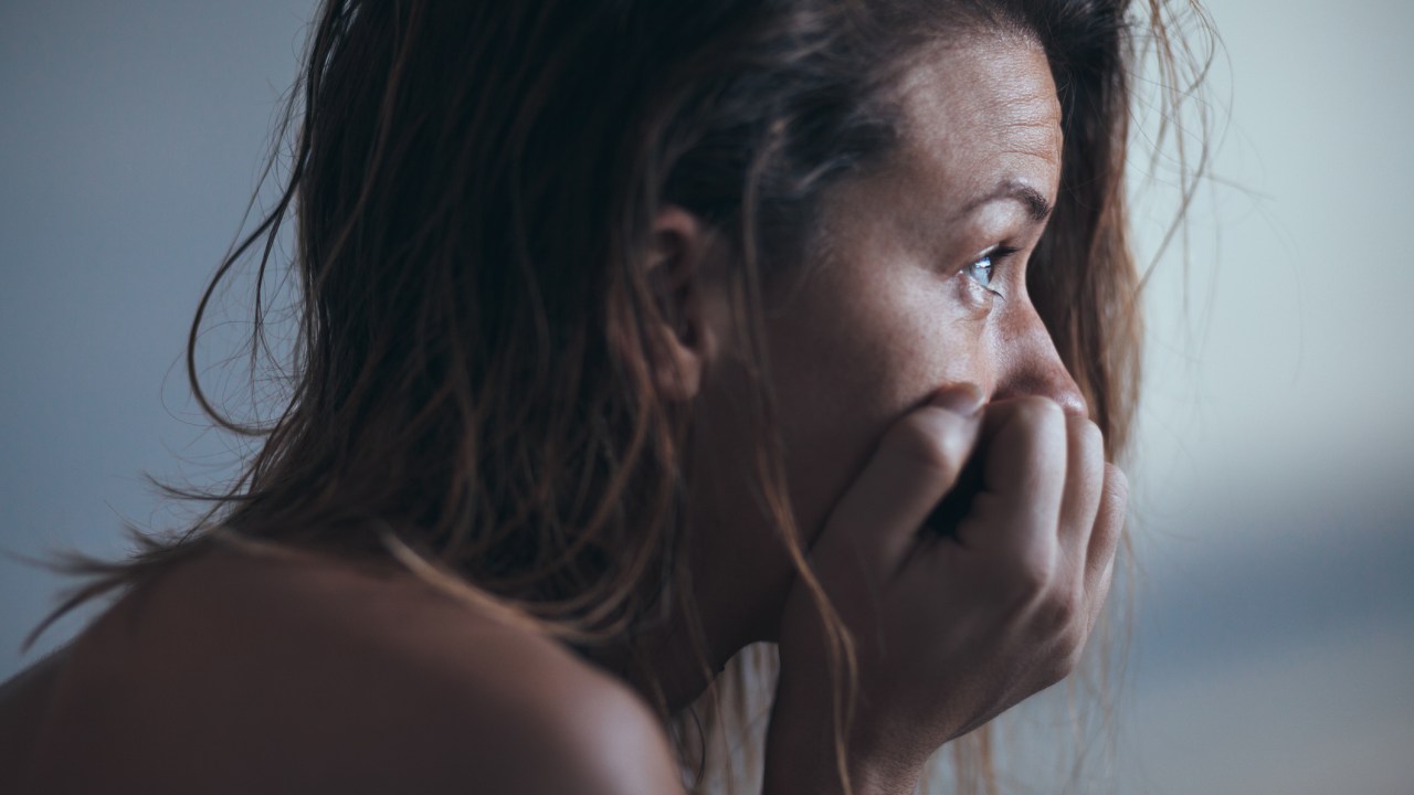 Mulher sofrendo de depressão