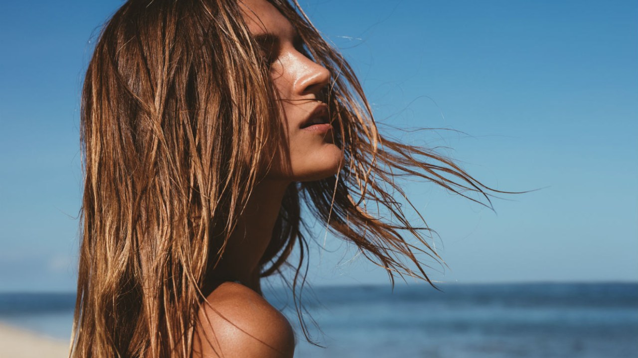 Cabelo na praia