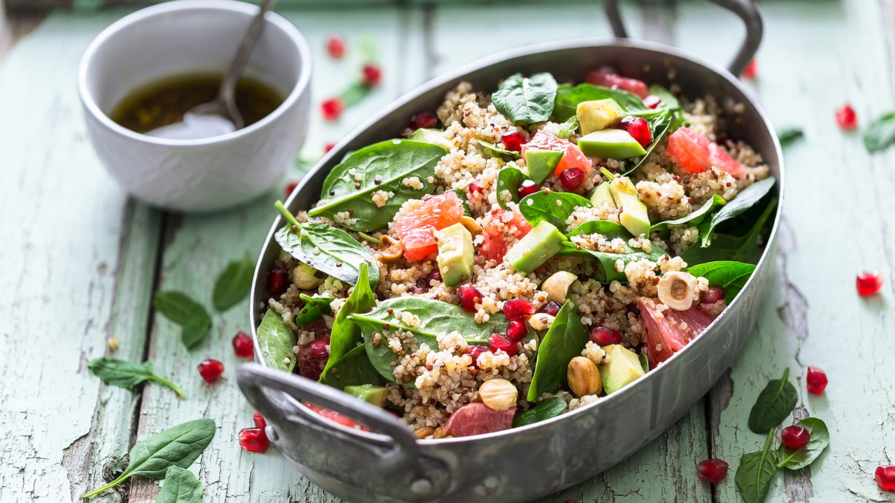 Salada de quinoa