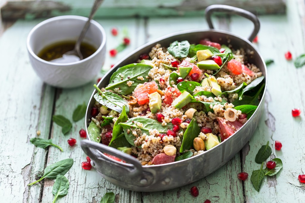 Salada de quinoa