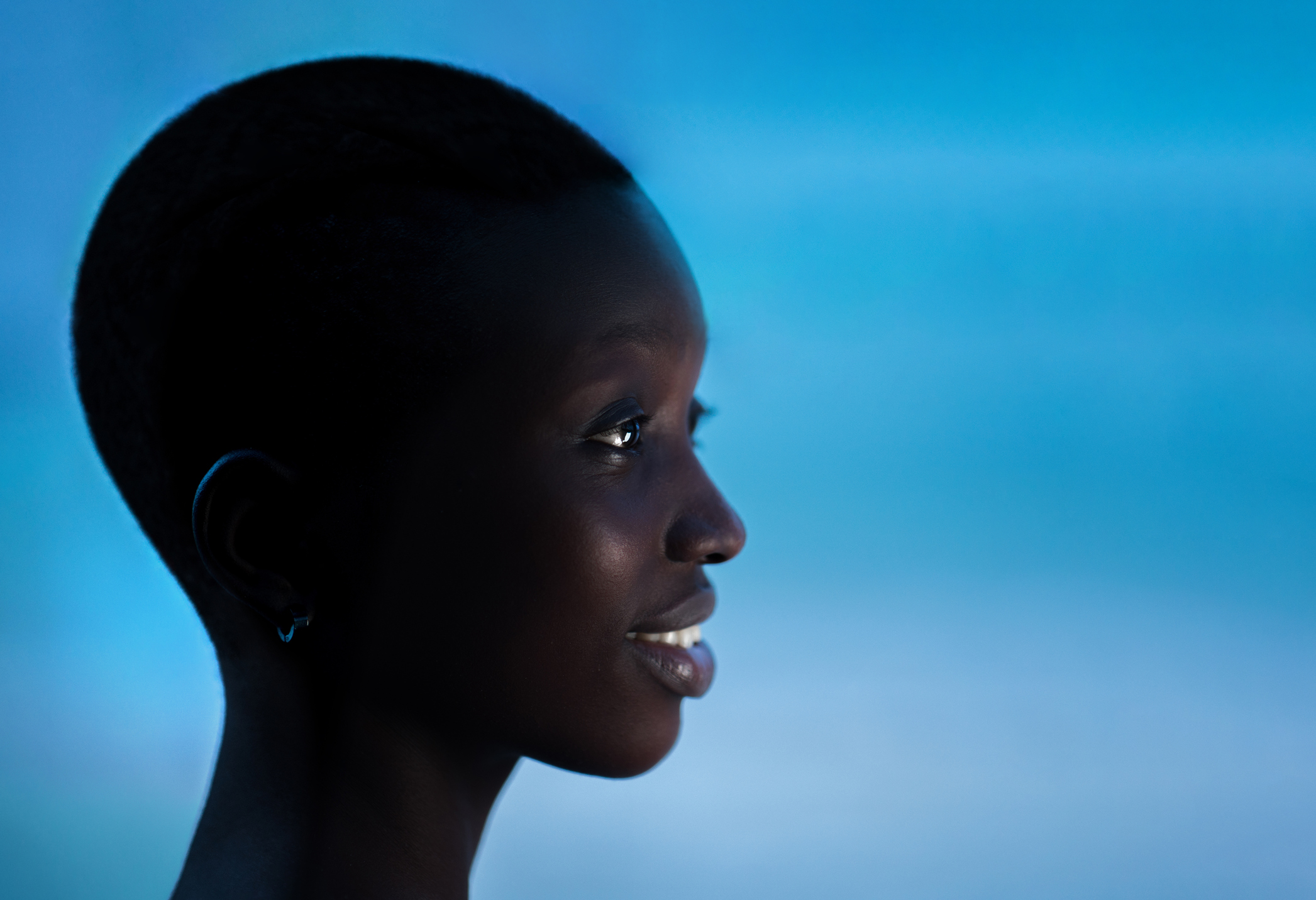 Black beauty woman Black girl portrait