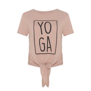 CEA_blusa feminina esportiva ace yoga com nó manga curta decote redondo rosê_R�39.99 blusa feminina esportiva ace yoga com nó manga curta decote redondo rosê
