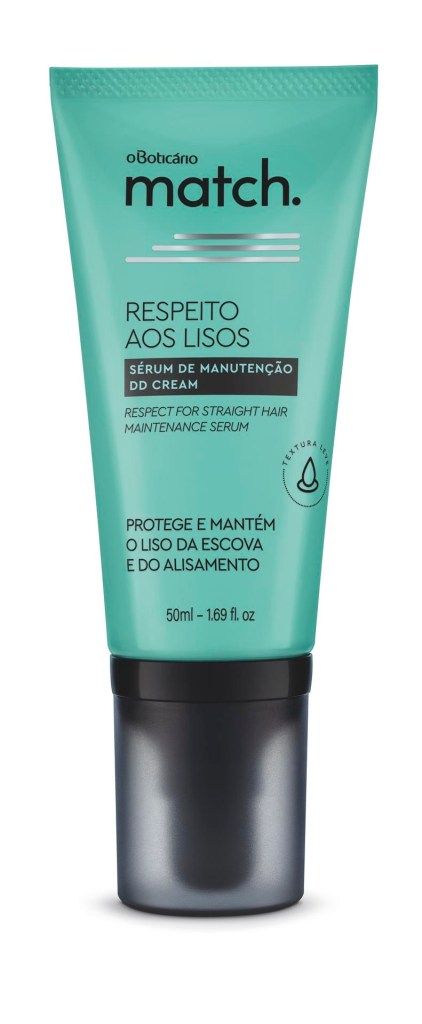 O Boticário _ Protetor Térmico Match Respeito aos Lisos 50ml _ R$ 52,90 .
