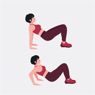 flexão de tríceps ok treino em casa no frio