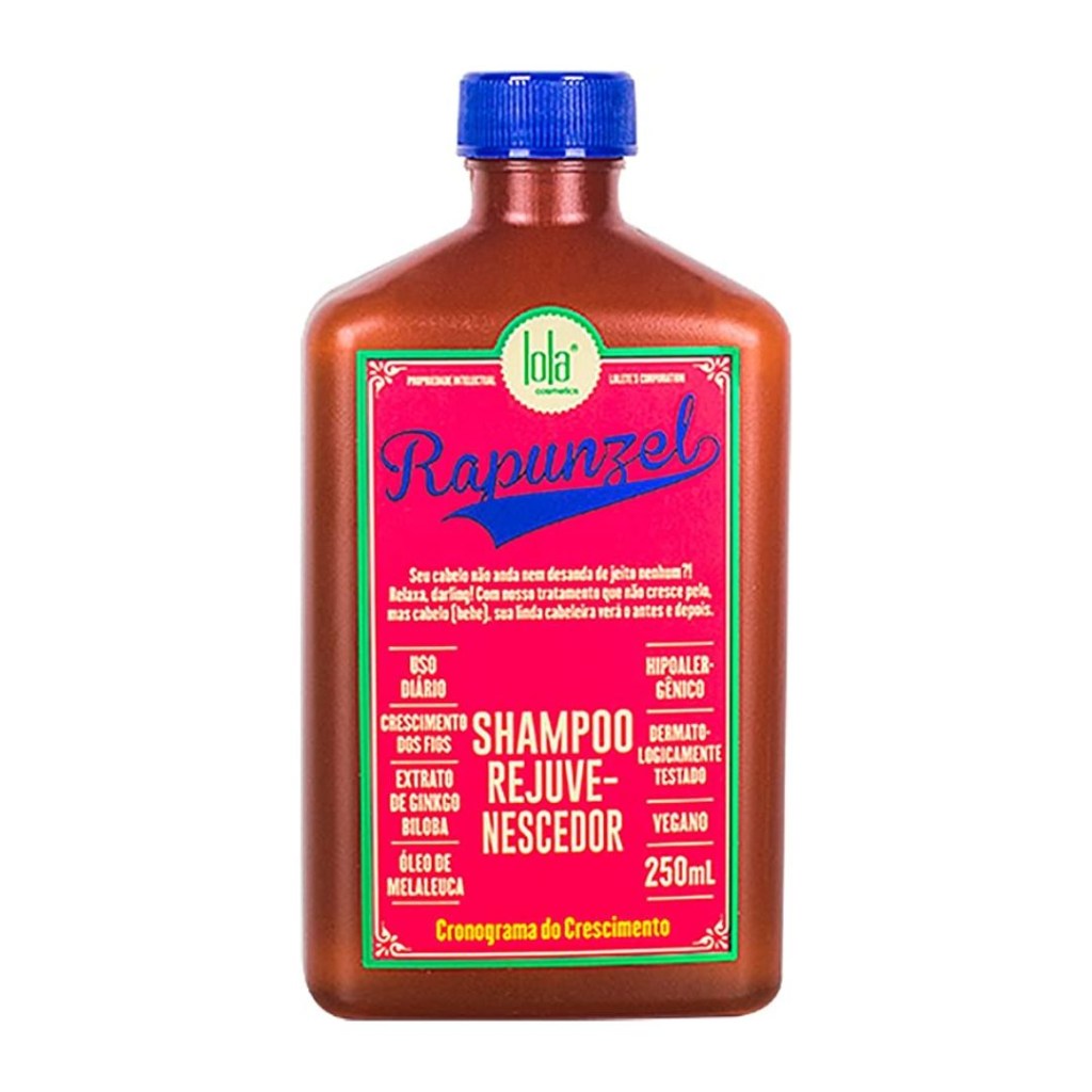 Embalagem do Shampoo Rejuvenescedor Rapunzel