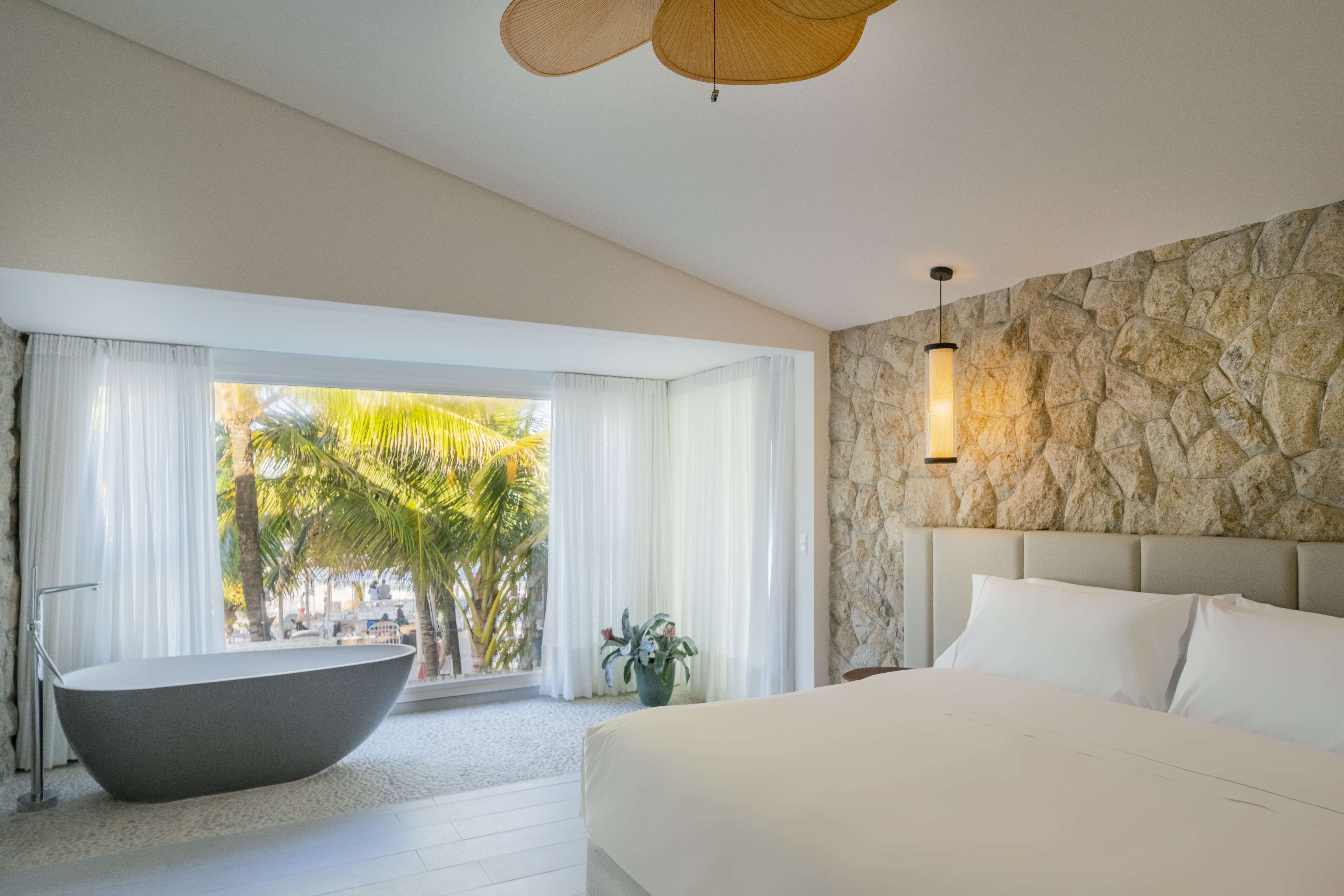 Su&iacute;te com banheira da acomoda&ccedil;&atilde;o Villa