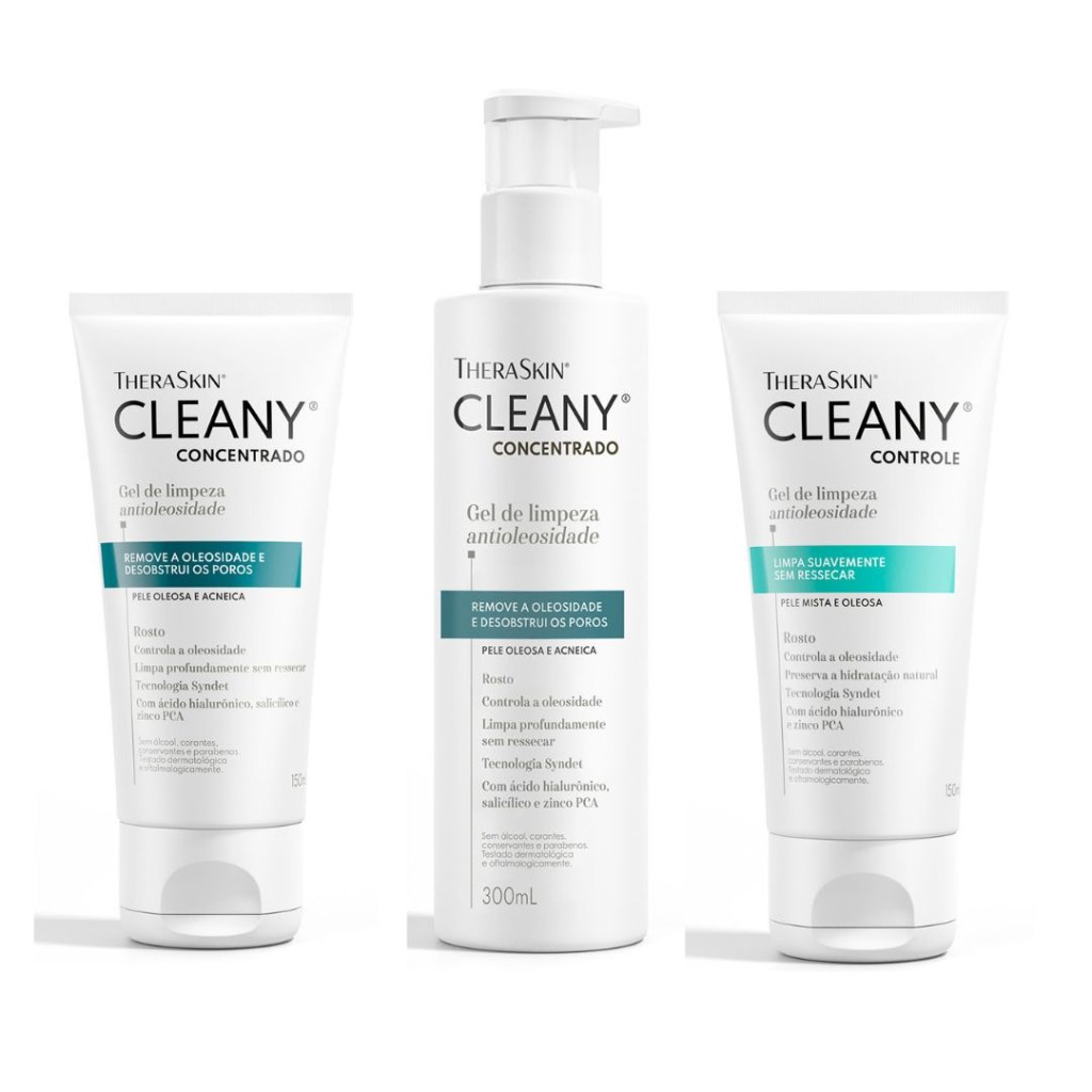 cleany theraskin Linha Cleany