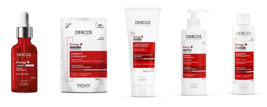 dercos energy+ linha Vichy Dercos Energy+