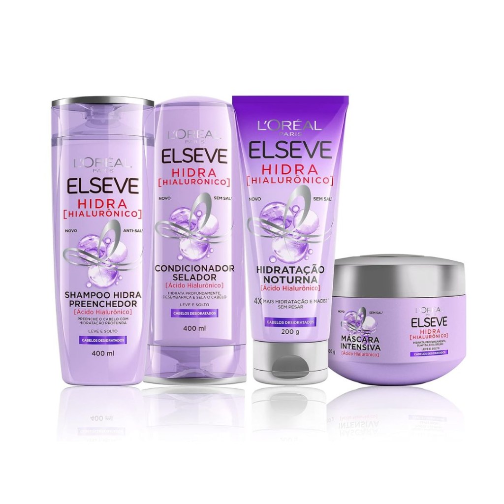 kit de produtos de cabelo