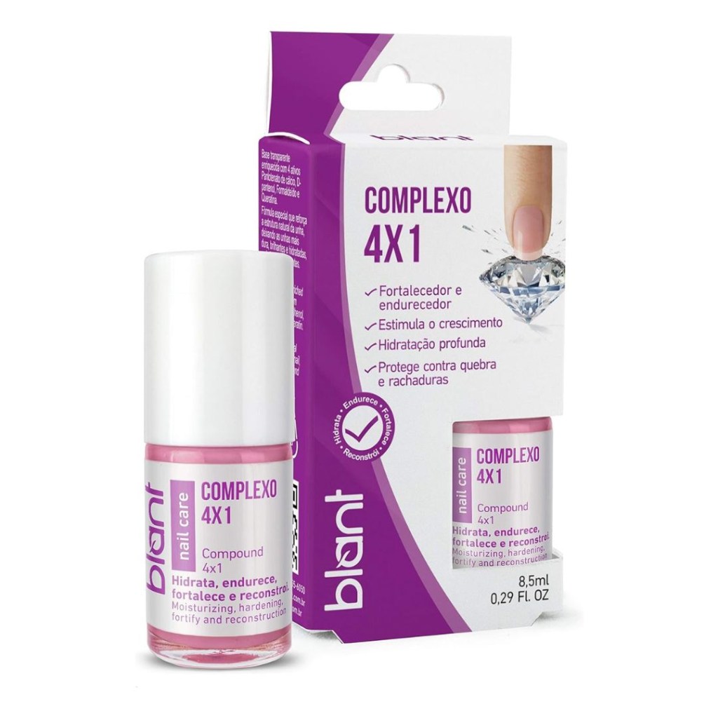 blant complexo 4x1 base fortalecedora la beauté tratamento para unhas fracas