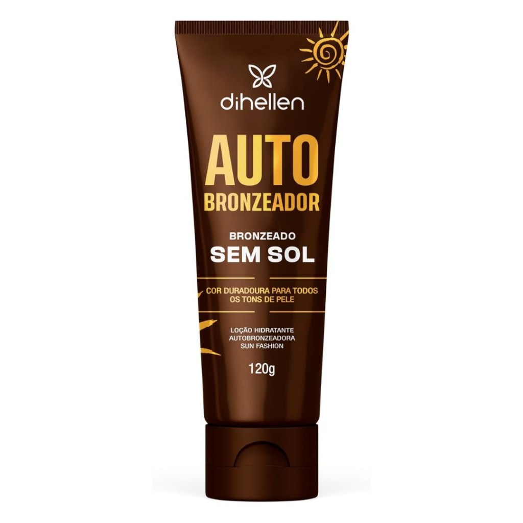 loção autobronzeadora di hellen