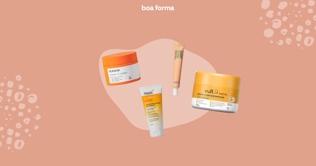 Descubra os 6 melhores hidratantes faciais com vitamina C