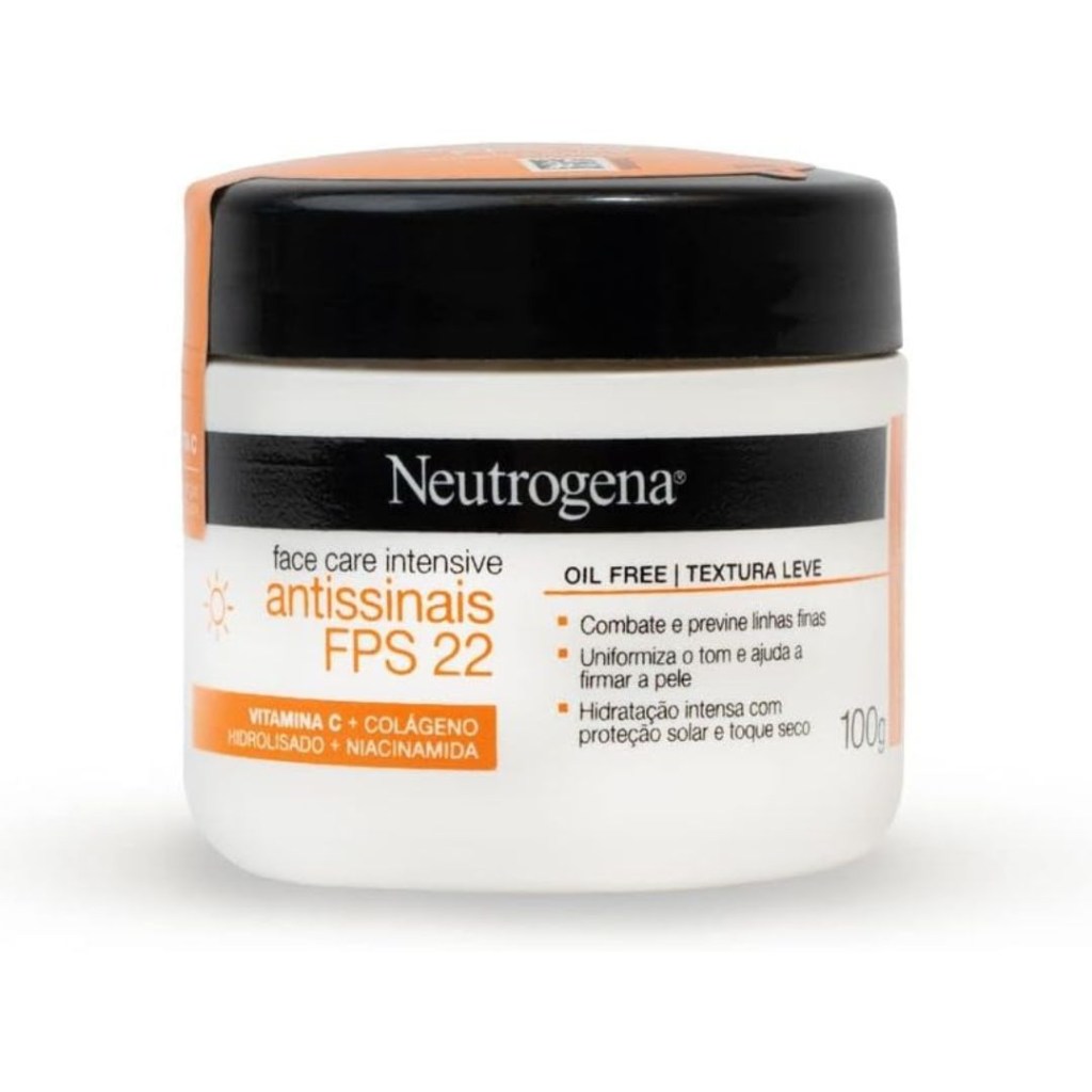 neutrogena Hidratante Facial Antissinais Face Care Intensive