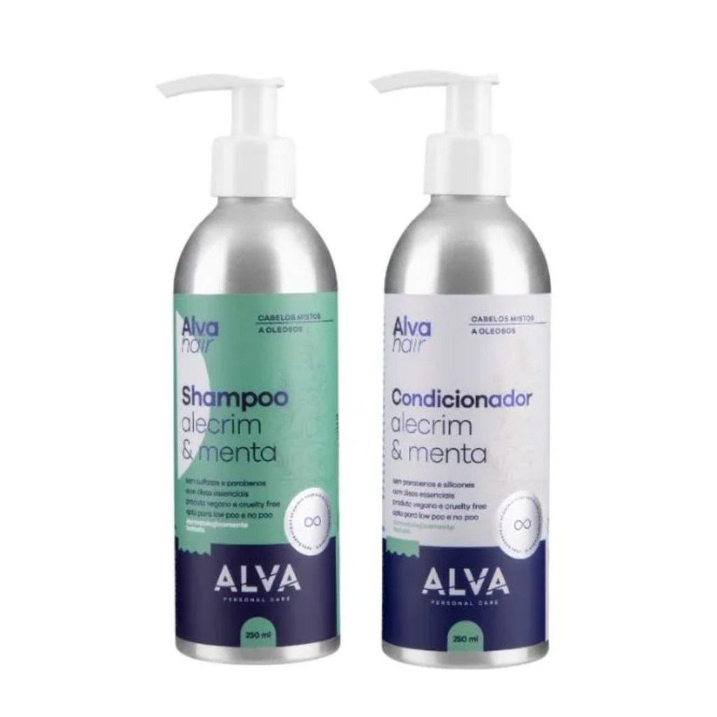 capilar Kit Shampoo e Condicionador Alva e Boa Forma
