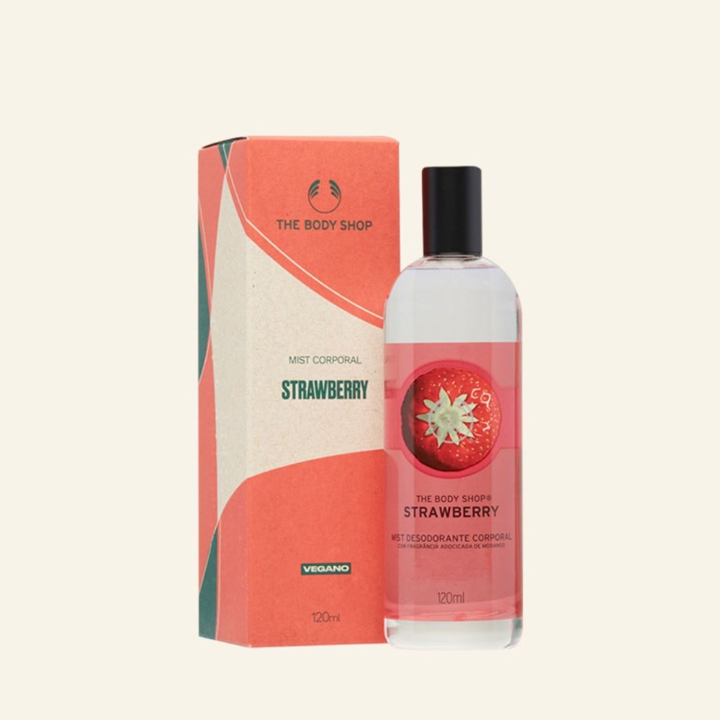 strawberry the body shop Mist Corporal Morango