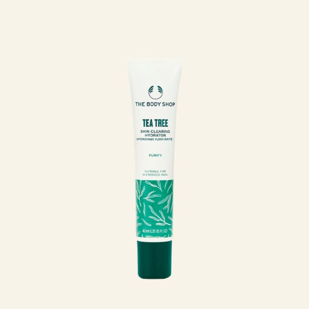 the body shop hidratante pele aceica Hidratante Facial Uniformizador Tea Tree