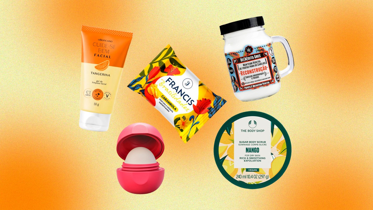produtos de beleza com cheirinho de frutas