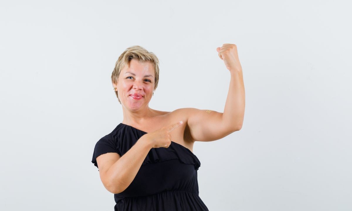 exercícios simples para flacidez no braço