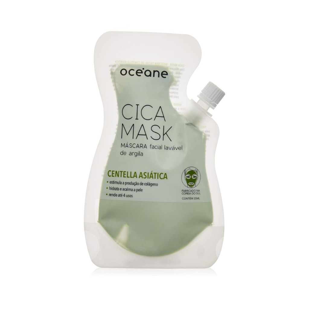 cica mask oceane Máscara Facial de Argila com Centella Asiática
