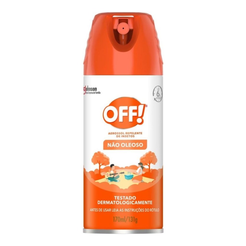 off repelente Aerossol Repente de Insetos Não Oleoso Family OFF!