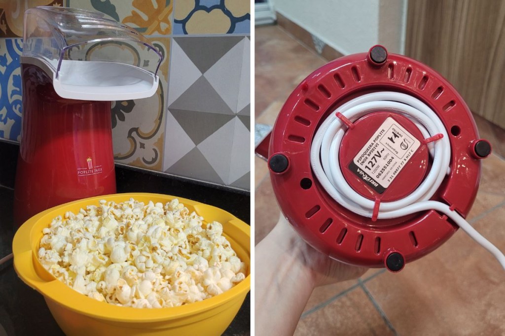 pipoqueira elétrica 1 Pipoqueira Elétrica Poplite Inox, da Britânia
