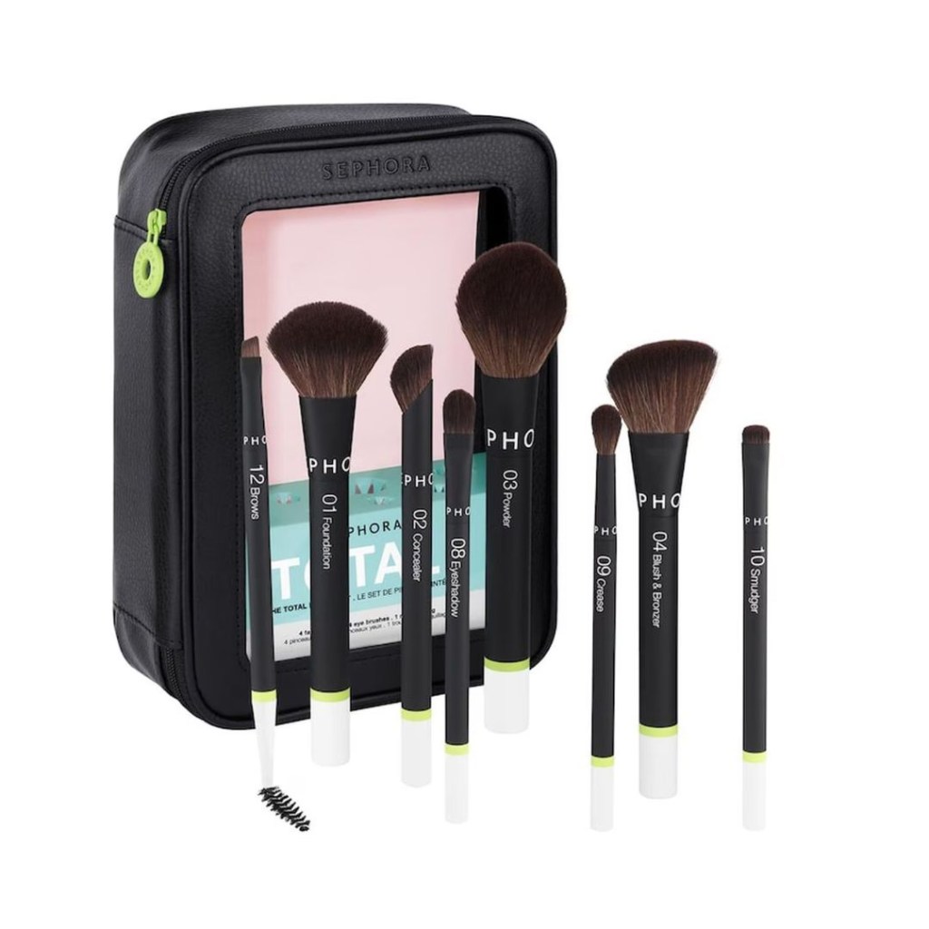 sephora pincéis Kit de Pincéis Sephora Collection The Total Brush