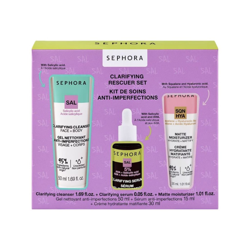sephora Kit Tratamento Uniformizador Ácido Salicílico