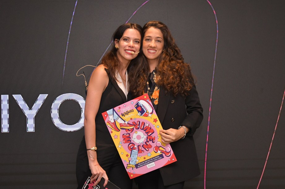 Larissa Serpa, editora-chefe de Boa Forma, e Carla Parga, Gerente de Marketing da Ziyou |