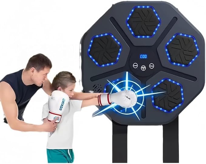 Máquina de boxe musical, máquina de boxe musical eletrônica, beat boxing, máquina de boxe musical para adultos, máquina de boxe eletrônica para exercícios em casa para adultos