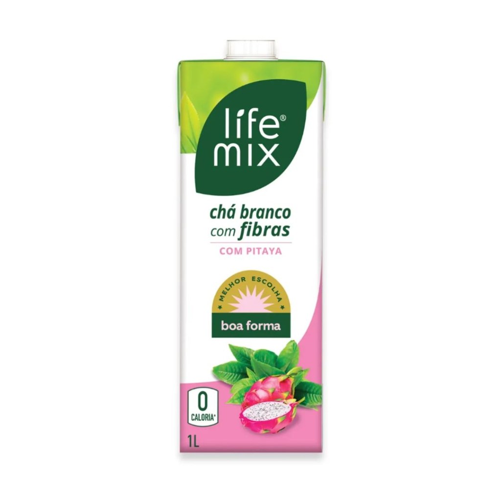 chá branco com pitaya