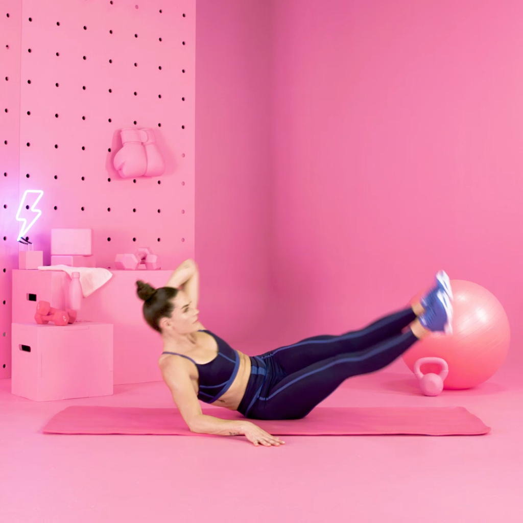 abdominal em v lateral