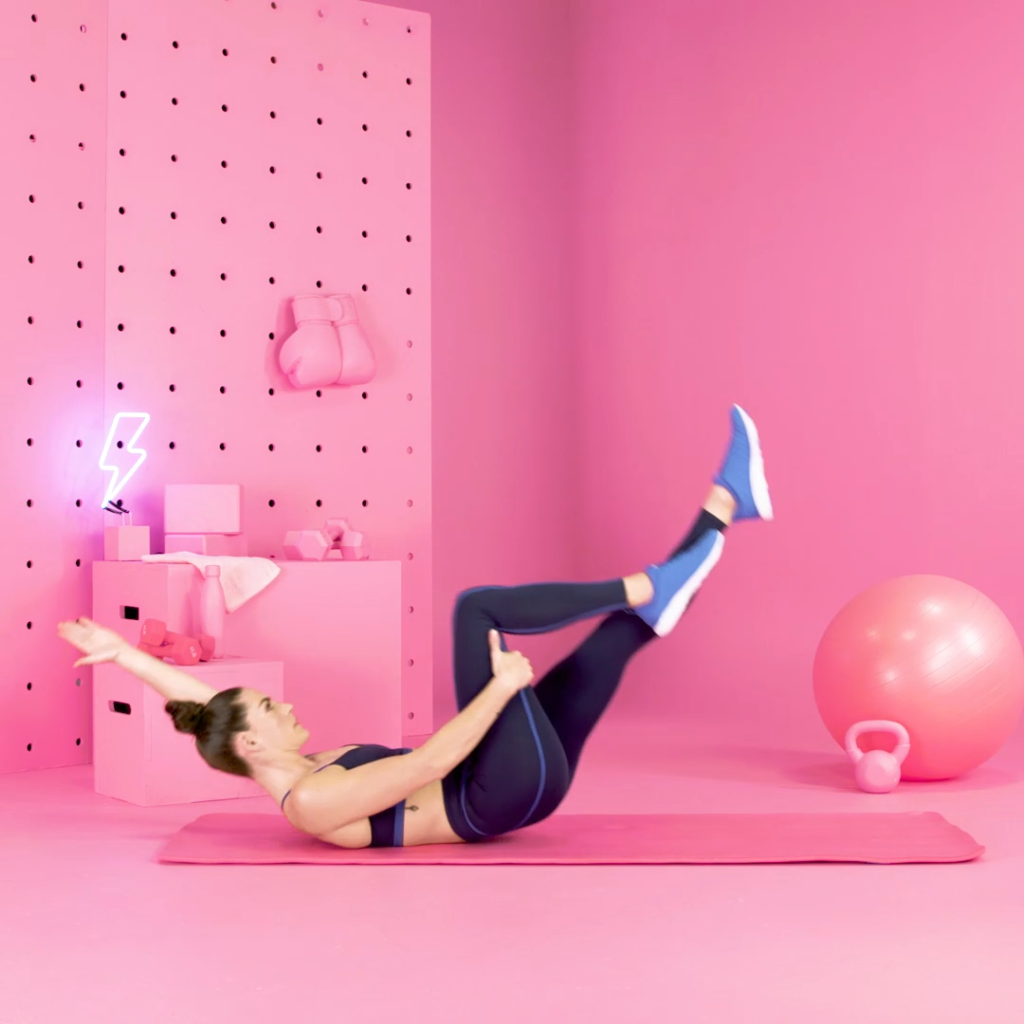 balanço com apoio nas coxas