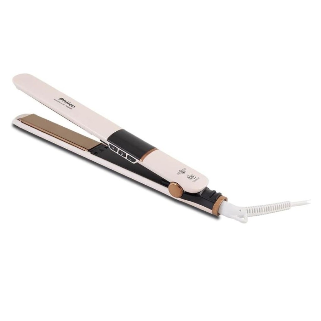 Prancha Chrome Rose Bivolt Philco Prancha Chrome Rose Philco Bivolt