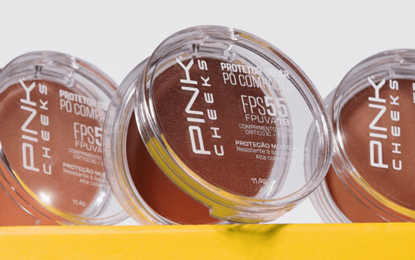 PINK CHEEKS Novo Protetor Solar P&oacute; Compacto